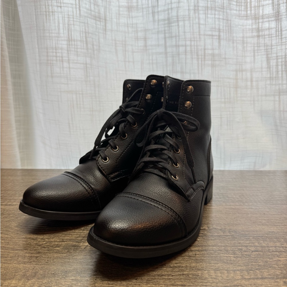 Women’s Black Combat Boots